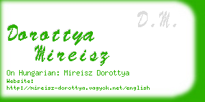 dorottya mireisz business card